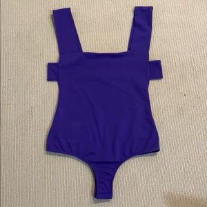 free people medium open back bodysuit